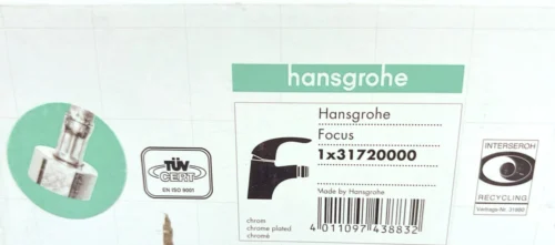 HANSGROHE FOCUS SINK FAUCET - Image 2