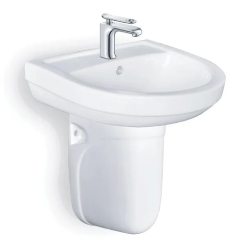 MILANO WALL HUNG BASIN 0013A WHITE - Image 3