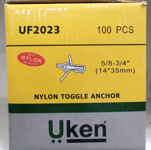 UKEN NYLON TOGGLE ANCHOR 5/8”-3/4” (14*35mm)