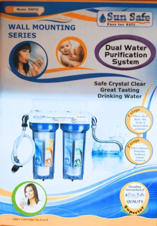 SUN SAFE DUAL WATER PURIFICATION SYSTEM WALL MOUNTING SERIES