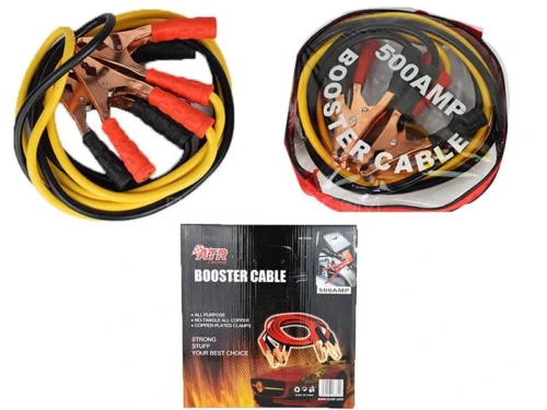 BOOSTER CABLE 500 AMP 2.2 METERS YELLOW AND BLACK